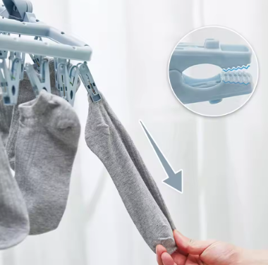 Support de séchage à 36 pinces à linge