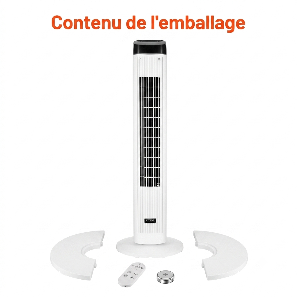 VEVOR Ventilateur Colonne 996 mm