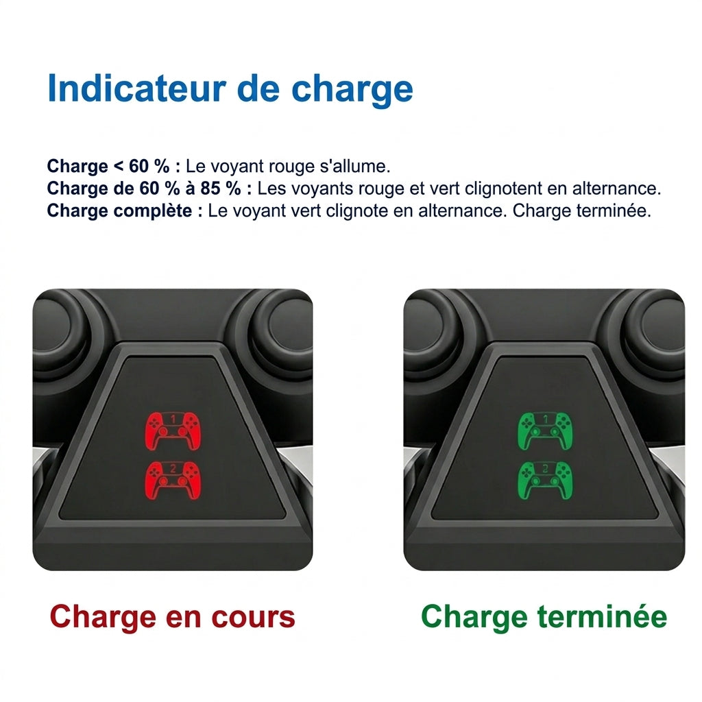 Station de charge pour manette PS5