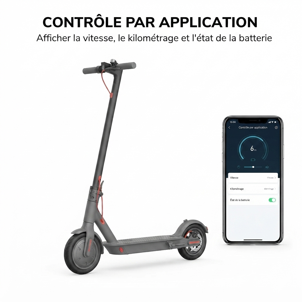 Trottinette Électrique Urbaine Batterie 10.4 Ah