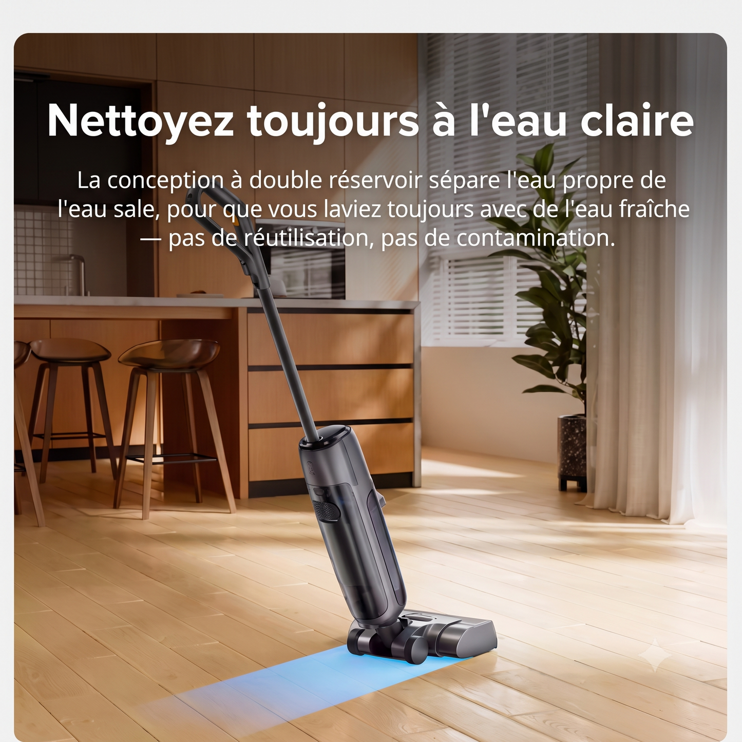 Aspirateur Laveur 2-en-1 150W