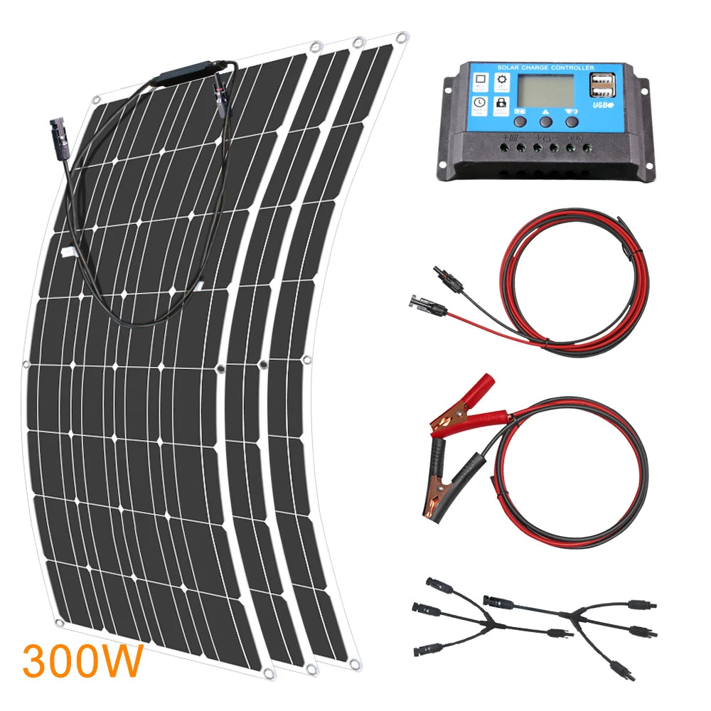 Panneau solaire flexible