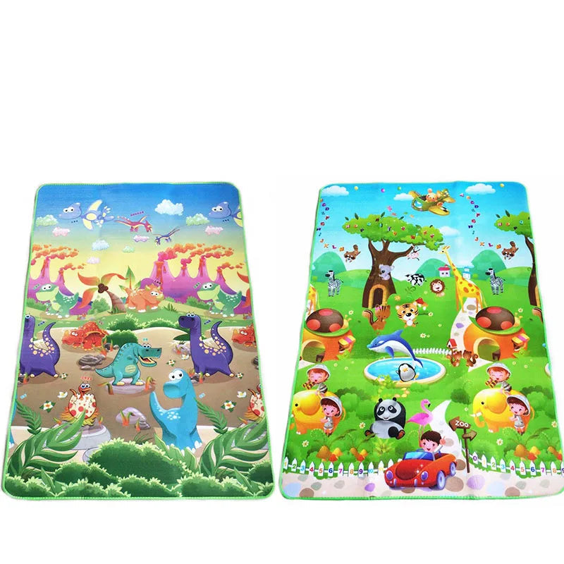 Tapis de jeu éducatif recto-verso 180 cm x 120 cm