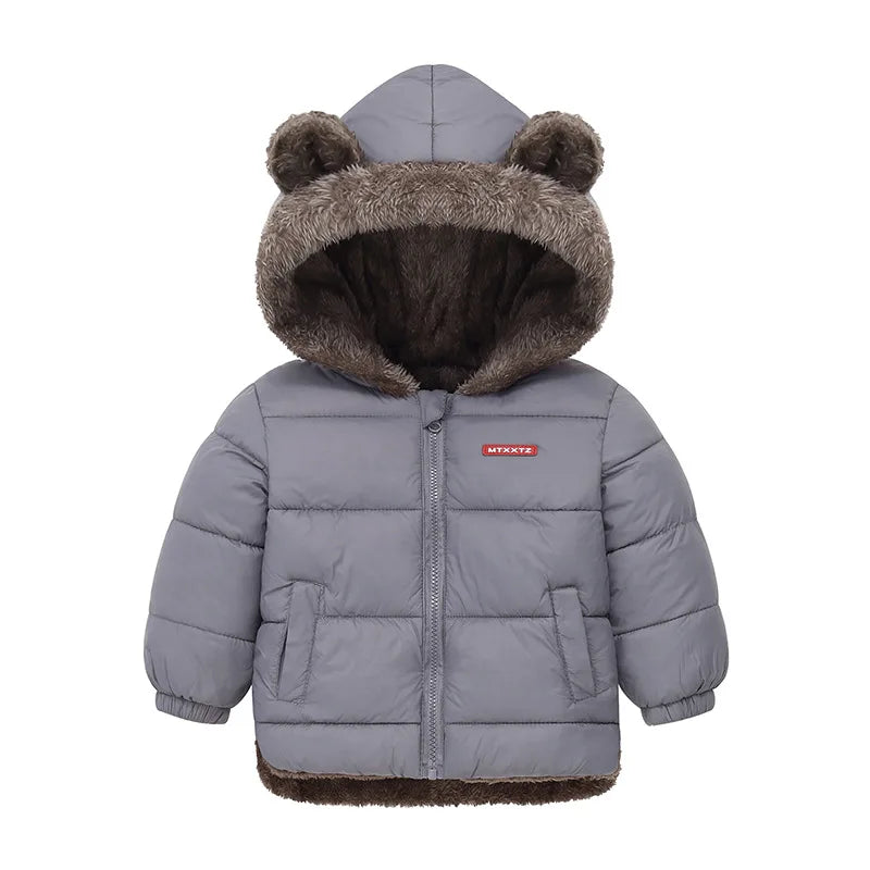 Veste à capuche polaire pour bébé