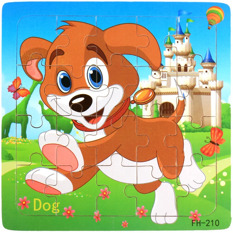 Puzzle 3D en bois de 20 pièces