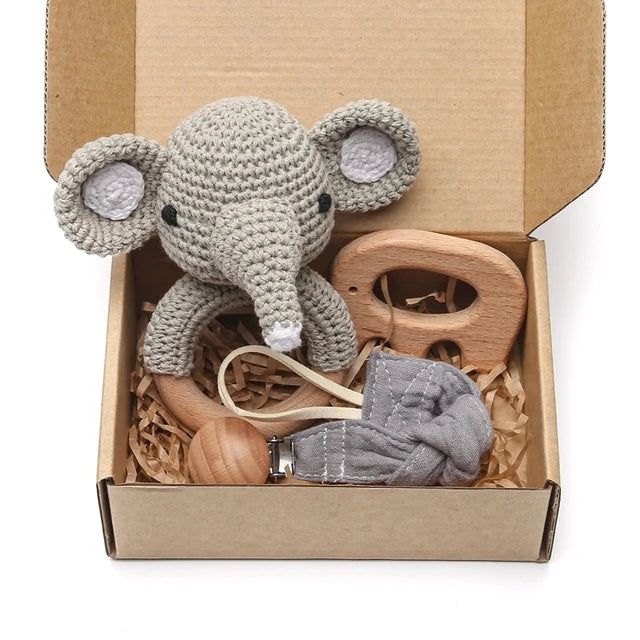 Ensemble de hochets en bois pour bébé