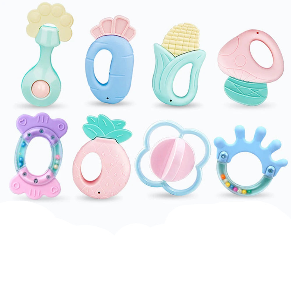 Lot de 6 à 14 hochets pour bébé