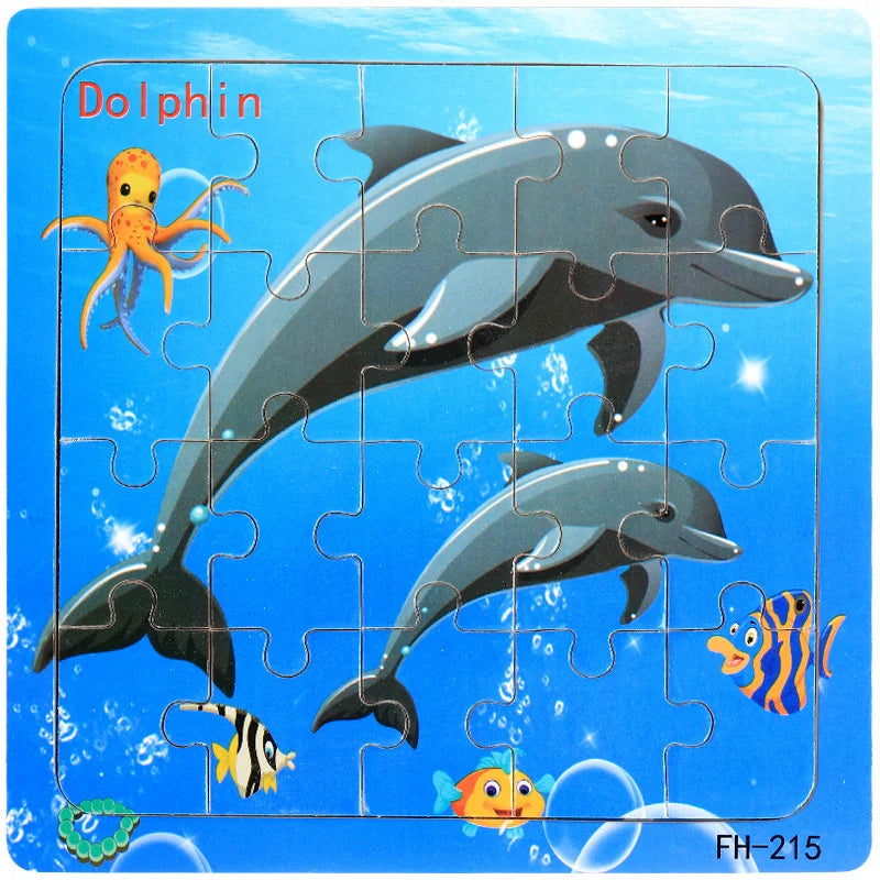 Puzzle 3D en bois de 20 pièces