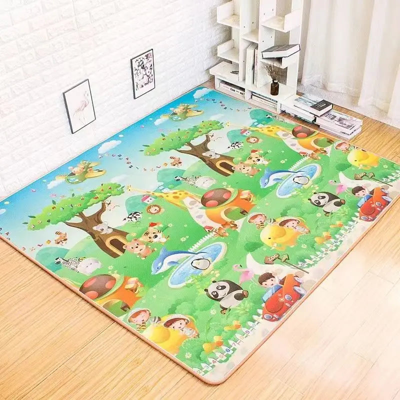 Tapis de jeu éducatif recto-verso 180 cm x 120 cm