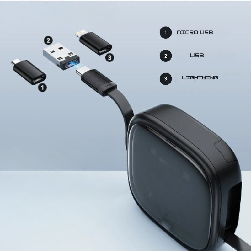 Mini boîte de rangement d'adaptateur de charge