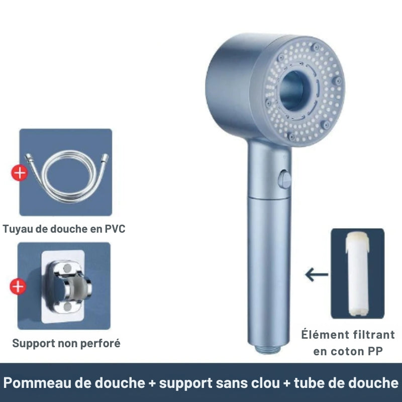Kit de Pommeau de Douche à 5 Modes