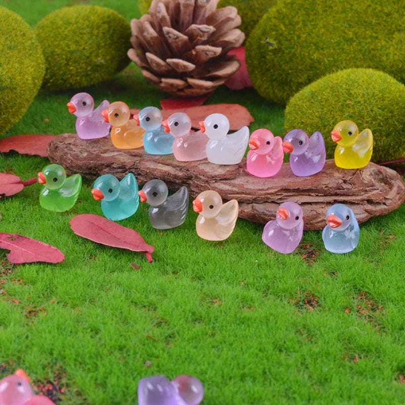 Lot de mini-canards lumineux pour bains
