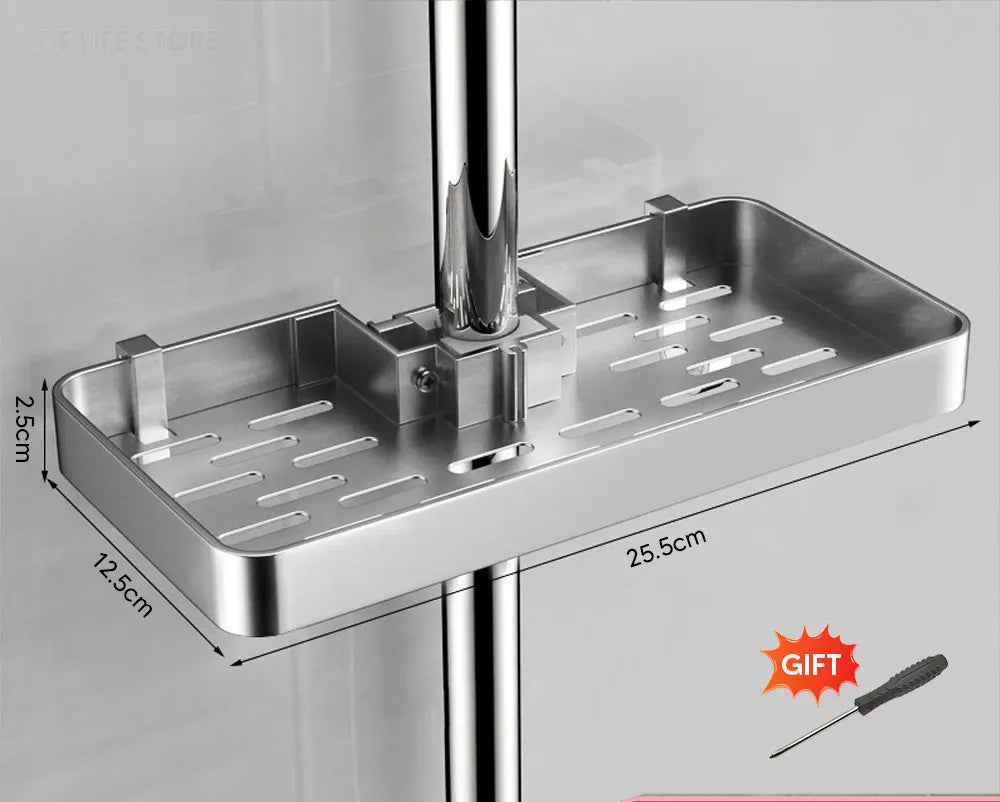 Étagère de barre de douche
