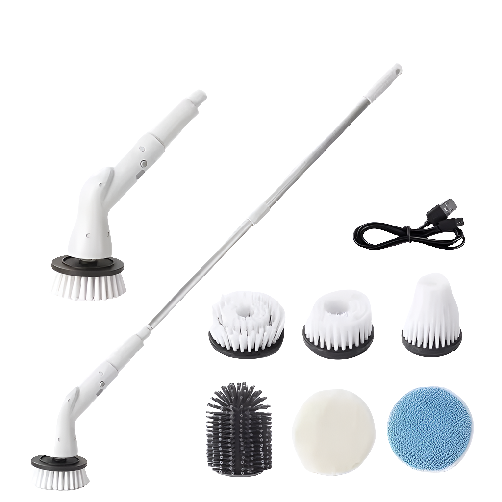 Brosse de nettoyage électrique rotative
