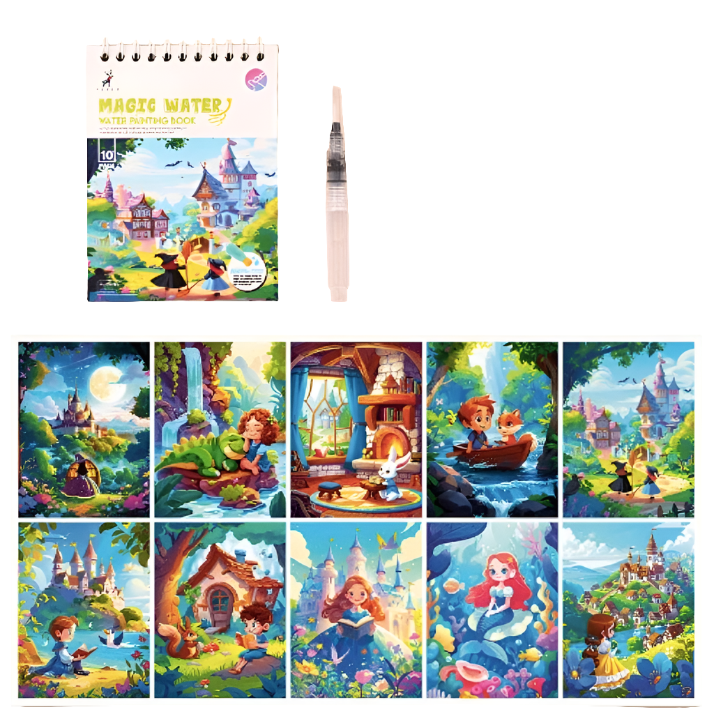 Livres de coloriage magiques à l'eau