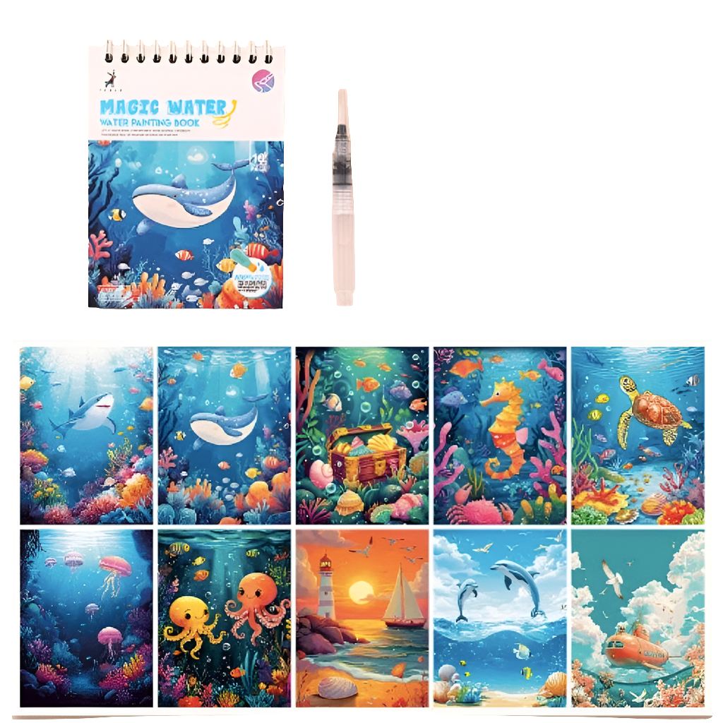 Livres de coloriage magiques à l'eau