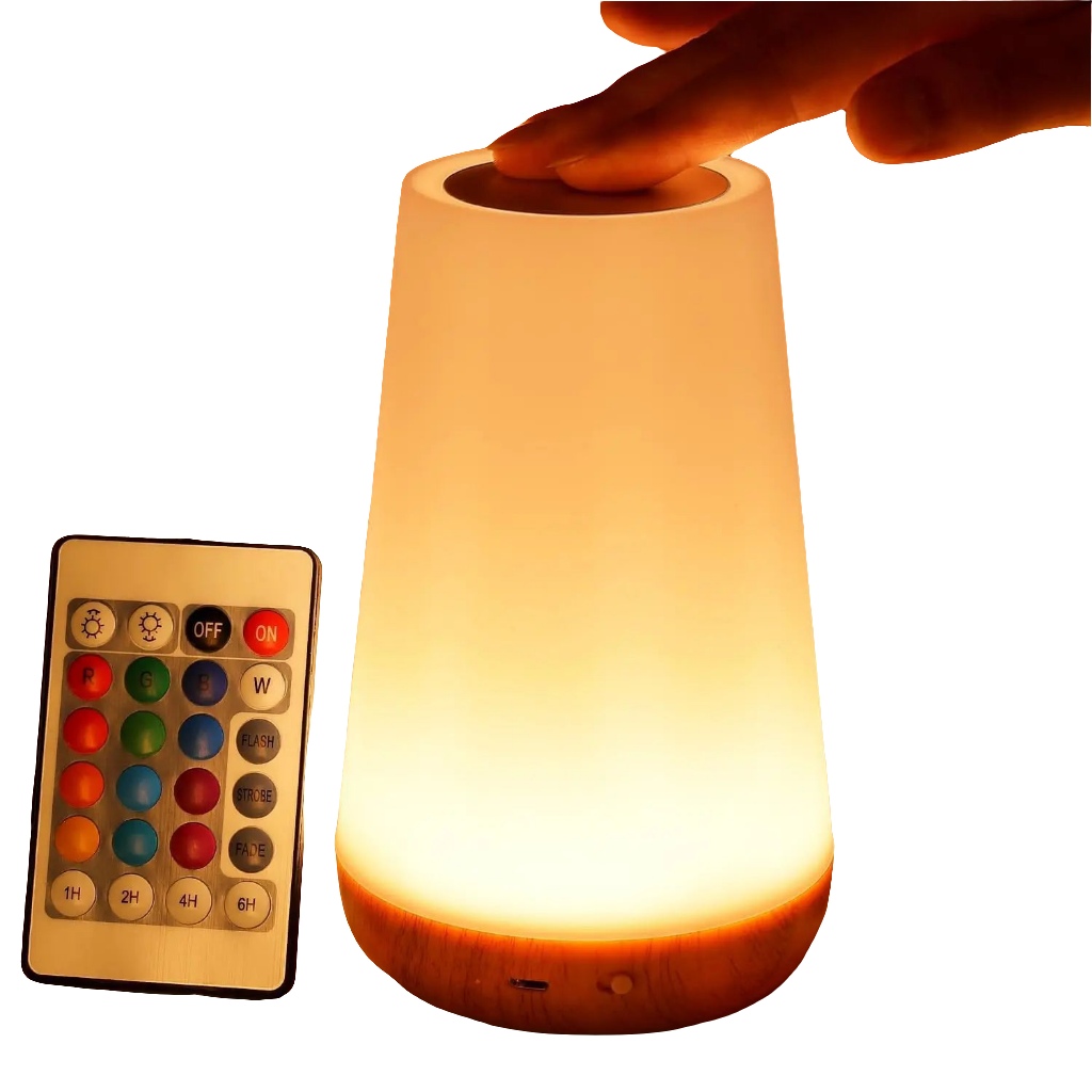 Lampe de chevet portable rechargeable 13 couleurs