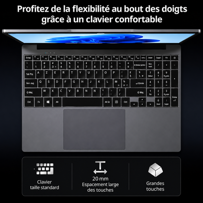 Ordinateur portable 15,6 pouces avec le processeur Intel N100
