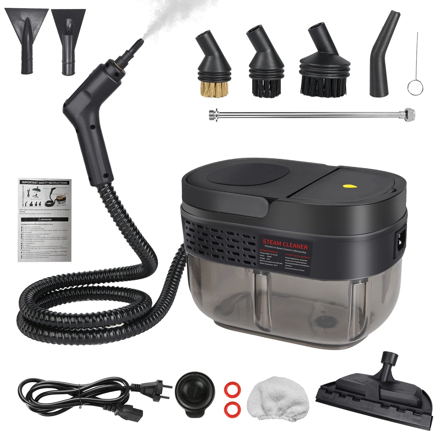 Nettoyeur Vapeur Portatif 2500W