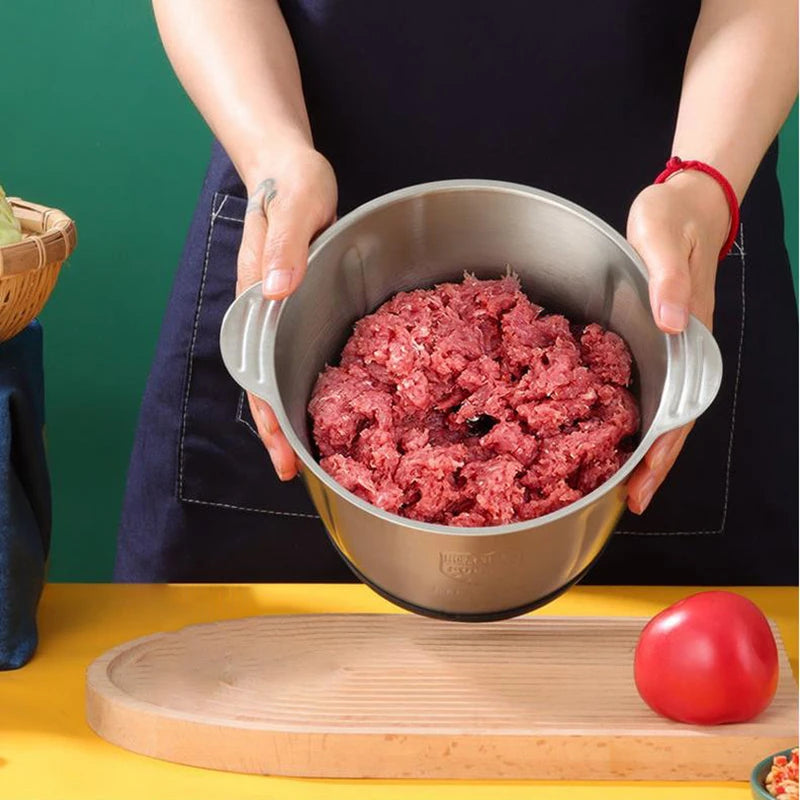 Hachoir en acier inoxydable 5L