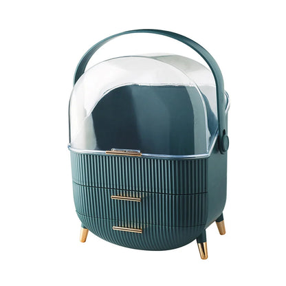 Boîte de rangement transparente pour maquillage