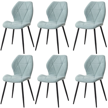 Ensemble de chaises en tissu de lin