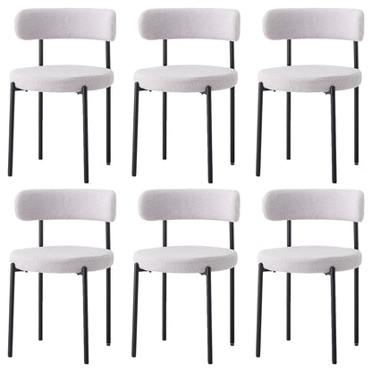 Lot de chaises de salle à manger nordique