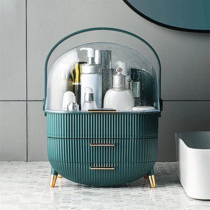 Boîte de rangement transparente pour maquillage