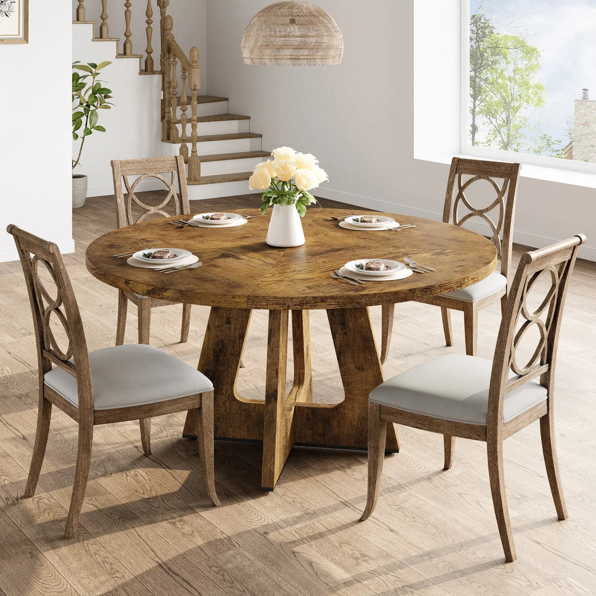 Table de salle à manger ronde 120cm