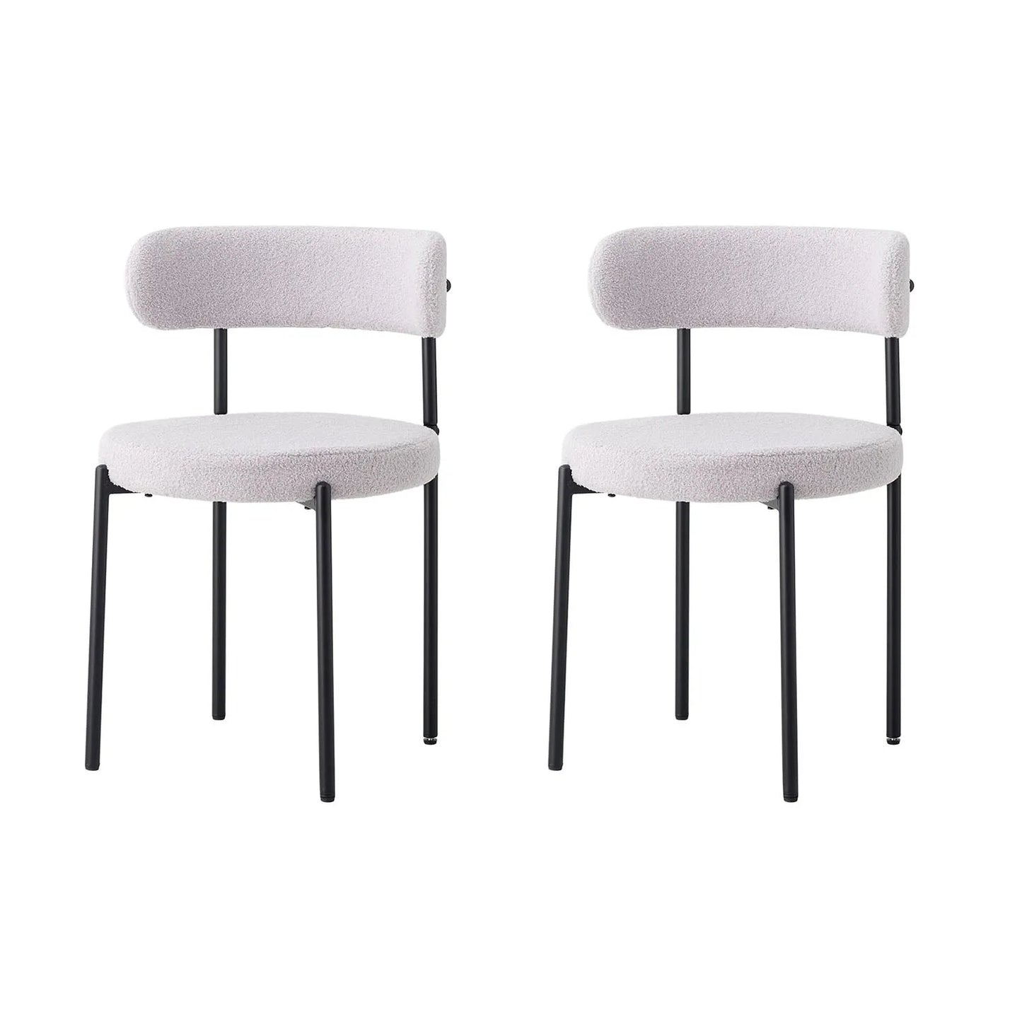 Lot de chaises de salle à manger nordique