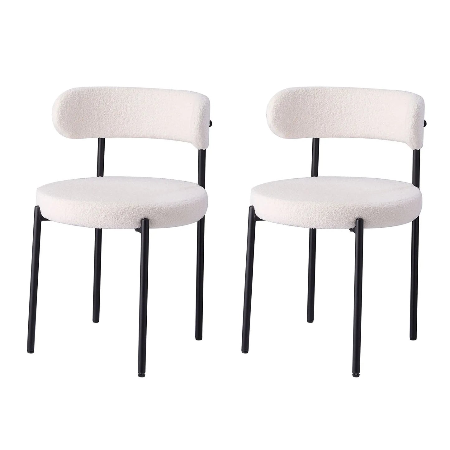 Lot de chaises de salle à manger nordique