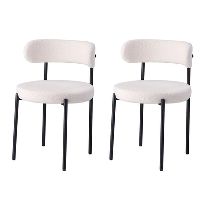 Lot de chaises de salle à manger nordique