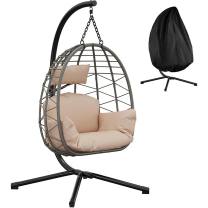 Chaise Suspendue Œuf + Structure 130 kg