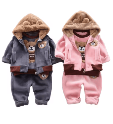 Ensemble de vêtements à motif d'animaux 3 pièces