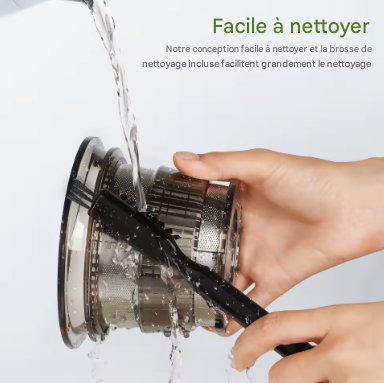 Extracteur de jus à pression et glace 200W