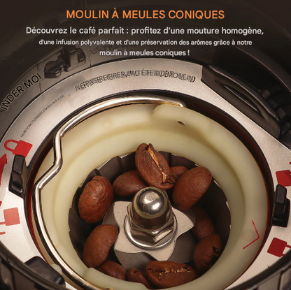 Moulin à café professionnel à 48 réglages