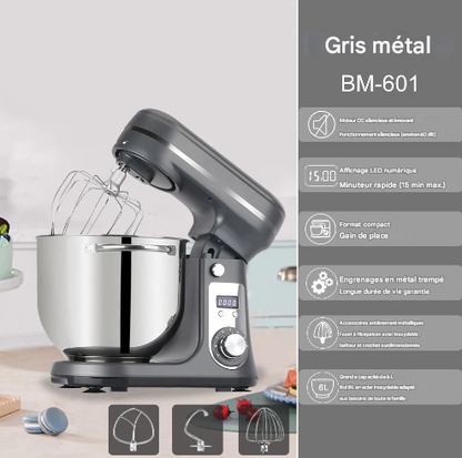 Robot pâtissier 1200 W à 6 vitesses