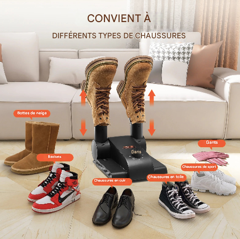 Sèche-chaussures portable