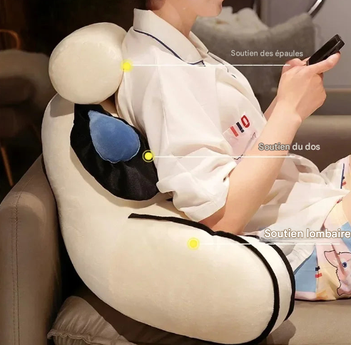 Coussin de lecture ergonomique