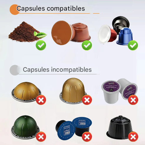 Cafetière électrique portable à capsules