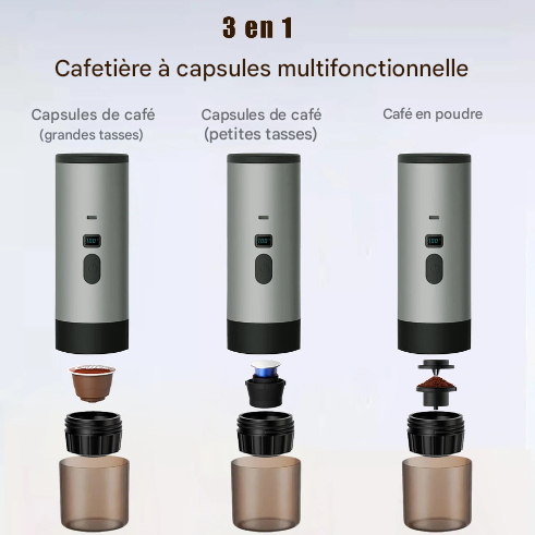 Cafetière électrique portable à capsules