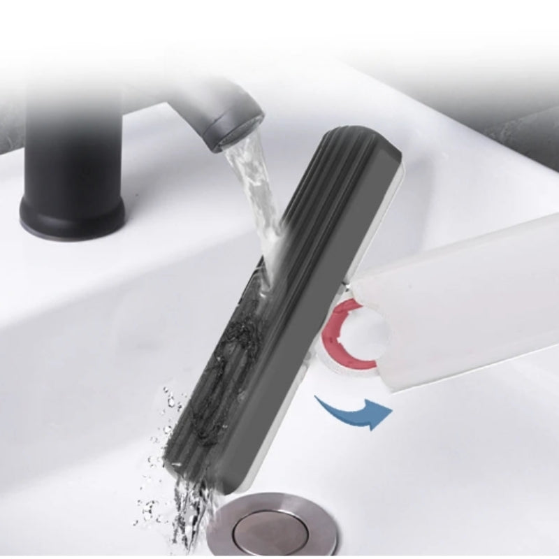 Mini serpillère pliante avec éponge