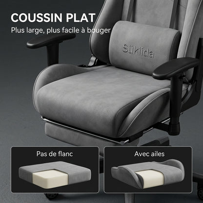 Chaise de bureau ergonomique réglable avec support lombaire
