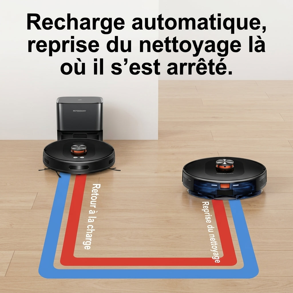 Robot Aspirateur et Laveur Liectroux T9