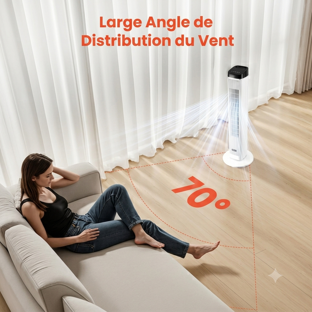 VEVOR Ventilateur Colonne 996 mm