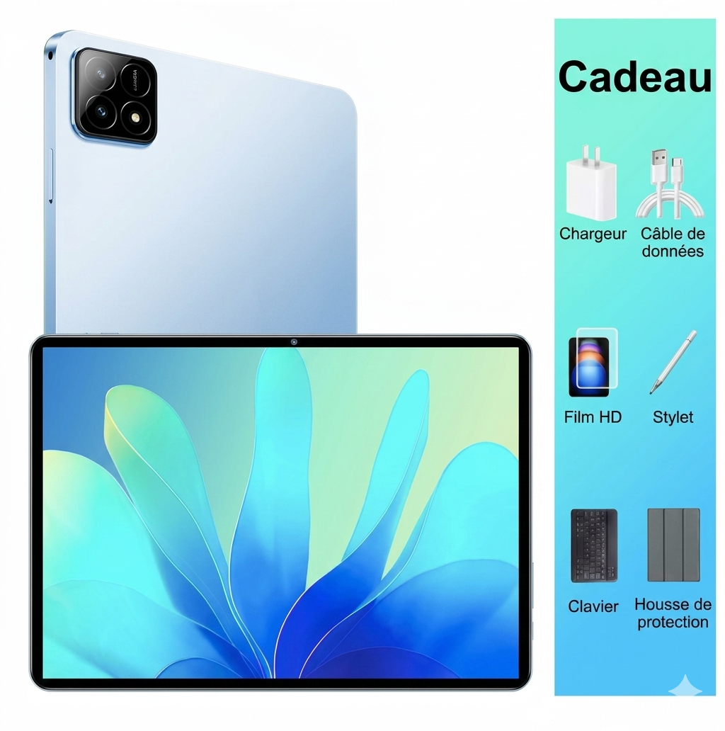 Tablette Android avec batterie 12000 mAh