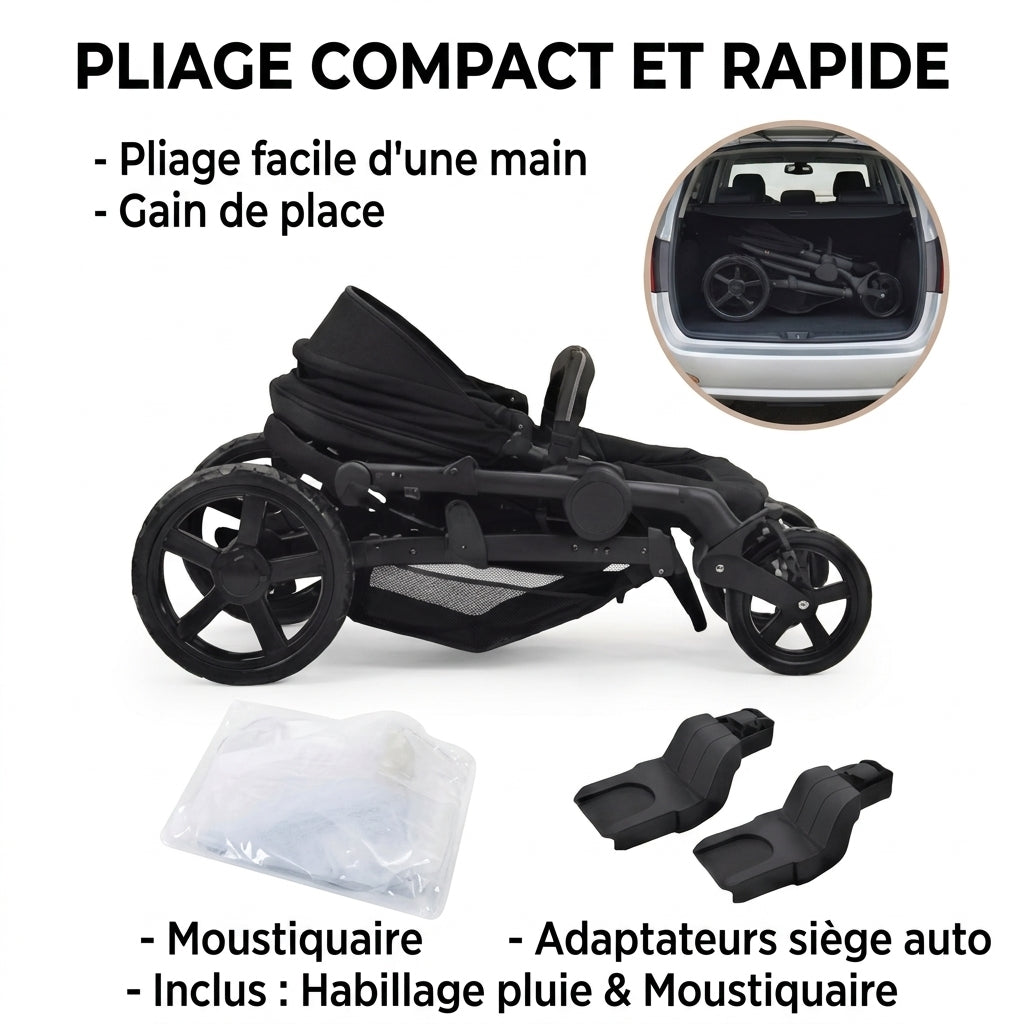 Pousse bébé confort ride 3 en 1