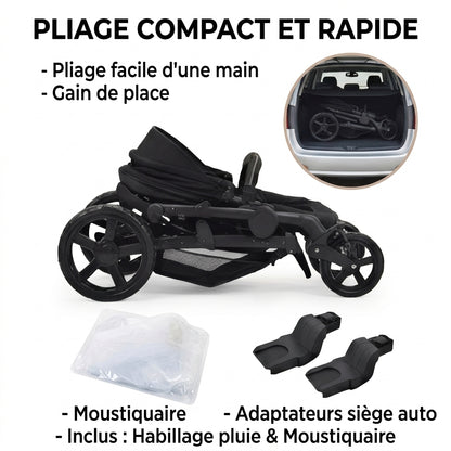 Pousse bébé confort ride 3 en 1