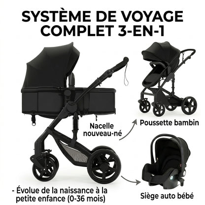 Pousse bébé confort ride 3 en 1