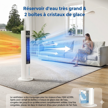 Ventilateur avec écran tactile